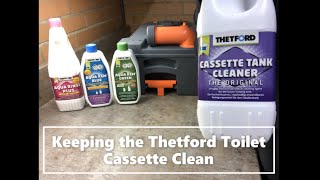 Keeping the Thetford Toilet Cassette Clean [upl. by Maker]