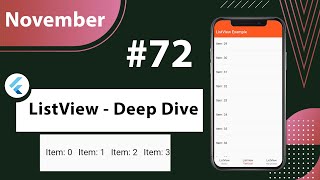 Flutter Tutorial  ListView  Deep Dive [upl. by Severson]