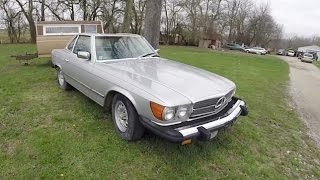 1977 Mercedes Benz 450SL R107 Hardtop RoadsterWalkAround VideoInDepth Review [upl. by Oirad]