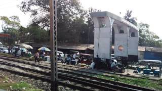 Indian Railway Station I Kanchrapara Workshop Gate KPAW and Kanchrapara KPA [upl. by Ylecic]