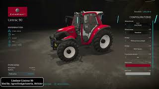 Lindner Lintrac 90  Mod  Customization  Farming Simulator 22 [upl. by Ennaeel]