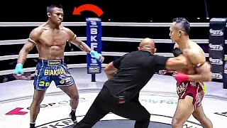 Buakaw vs Saenchai Two MONSTERS Clash [upl. by Ilajna]