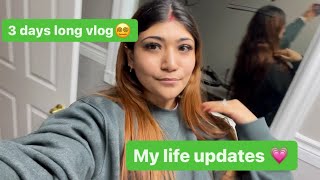 3 DAYS VLOG🇨🇦😵‍💫 MY LIFE UPDATES💗 EYELASH EXTENSIONS Heysaraa ￼ [upl. by Ahsimot]