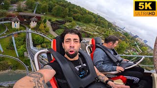 Lech Coaster POV 5K Rider Cam INTENSE Vekoma Bermuda Blitz Legendia Poland [upl. by Goines211]