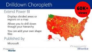 Power BI Custom Visuals  Drilldown Choropleth [upl. by Roe479]