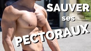 SAUVER SES PECTORAUX EN MUSCULATION  3 ASTUCES [upl. by Llertram]