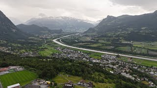 Vaduz Liechtenstein 🇱🇮  4K Drone Footage [upl. by Weaks915]