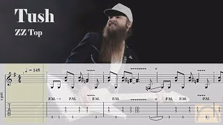 Tush  ZZ Top  Guitar Tab [upl. by Gnni603]