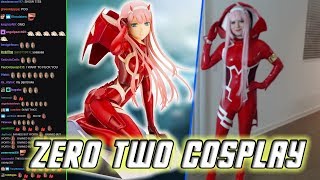 Zero Two Cosplay  02 😭 [upl. by Kokoruda16]