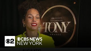 Alicia Keys Shoshana Bean Justin Peck Shaina Taub and more talk about Tony nominations [upl. by Storz]