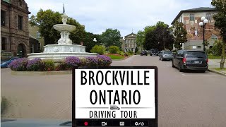 Brockville Ontario 4K Drive through Historic Beauty  Explore the Thousand Islands Gateway 🚗🍁 [upl. by Skill]