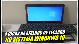 4 Dicas de Atalhos de Teclado Usando a Tecla Windows do Sistema Windows 10 [upl. by Clara]