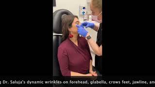 Alyssa Capawana PAC treating Dr Saluja with Botox  Melbourne Florida [upl. by Vel]