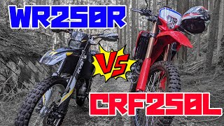 納車即オフ！新型CRF250LsとWR250Rを林道で比較！令和に買うべきバイクはどっち…？ [upl. by Cutty]