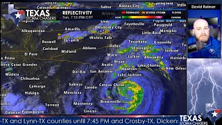 Beryl On The Verge Of Becoming A Hurricane Will Make Landfall Tonight Near Matagorda Texas [upl. by Biddy]