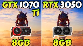 GTX 1070 Ti vs RTX 3050  How Much Performance Difference in 2023 [upl. by Rehctaht]