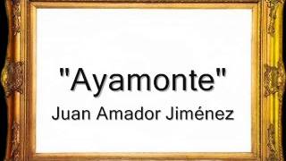 Ayamonte  Juan Amador Jiménez Pasodoble [upl. by Brufsky]