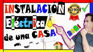 INSTALACION ELECTRICA de una CASA ⚡⚡ PASO a PASO 2020 💥 [upl. by Atonsah]