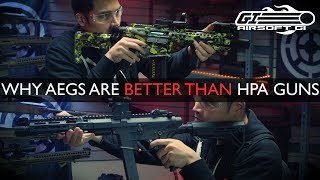 Are HPA Guns DEAD  AEGs are Superior  Airsoft GI [upl. by Nyrem]