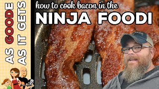 Air Crisp Bacon in the Ninja Foodi [upl. by Eitteb158]