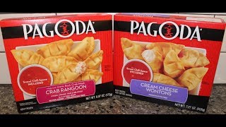 Pagoda Crab Rangoon amp Cream Cheese Wontons Review [upl. by Jairia28]