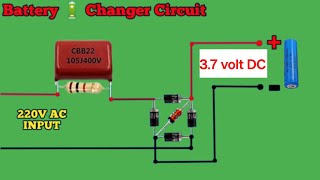 how to make battery charger circuit  homemade project [upl. by Ahsenaj]