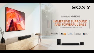 HTS2000 51ch Dolby Atmos® Soundbar  Sony [upl. by Jason]