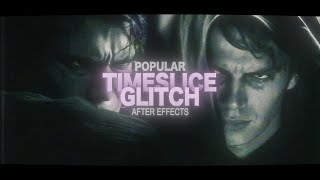 timeslice glitch w amp without the sapphire plugin  after effects [upl. by Enirak]