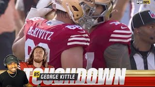 Nick Wright Really needs to SEE this Brock Purdy TD to George Kittle vs the Bucs…  49ers reaction [upl. by Elauqsap804]