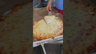 CHEESY NEW YORK CITY STYLE PIZZA from East Village Pizza The best sound in the world DEVOURPOWER [upl. by Goodyear]