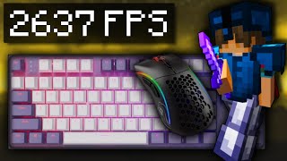 Bedwars ASMR Keyboard amp Mouse Sounds  Hypixel Bedwars [upl. by Yelnats]