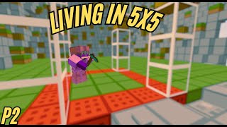 LIVING IN 5X5 P2  EASY SERVER [upl. by Deland493]