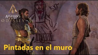 Pintadas en el muro  Assassin’s Creed® Odyssey  Misión Secundaria [upl. by Raclima]