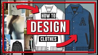 HOW TO DESIGN CLOTHES step by step guide on how to design a fashion collection [upl. by Nyrmak860]