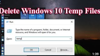 Window R Prefetch Temp Appdata Recent temp  How to window R Run Command Use kare [upl. by Grew856]