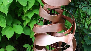 How to make an abstract sculpture out of copper [upl. by Cuhp678]