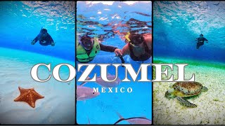 Los mejores fotos y tours en Cozumel conoce el cielito y el bote de cristal [upl. by Inaflahk]