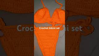 Crochet bikini set  swim wear [upl. by Kerril]