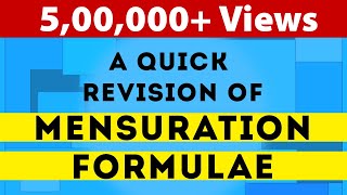 Mensuration Formulas For Exams  Mensuration All Formula  Mensuration Formulas Tricks  LetsTute [upl. by Retsae]