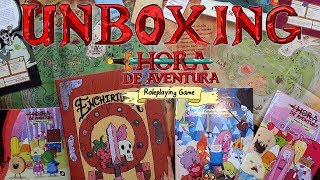 Unboxing ● Hora de Aventura RPG  Kit do Herói [upl. by Ramon]