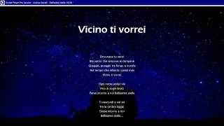 Andrea Bocelli Bellissime stelle [upl. by Ogg]