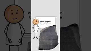 The Rosetta Stone and Hieroglyphs facts shorts historyfacts [upl. by Tamqrah926]