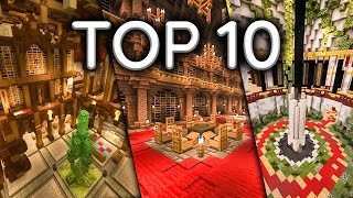 Top 10 GEHEIME Bibliotheken 2024 Minecraft [upl. by Ardie]