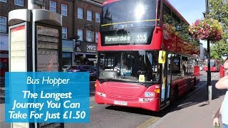 The Furthest Distance on a £150 Bus Hopper [upl. by Forland]