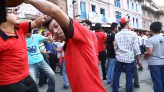 Rato Machhindranath at Mangalbazar with Dhime And Dance HD [upl. by Assirok]