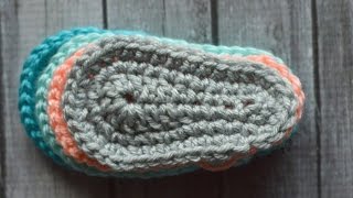 Crochet Bootie Sole [upl. by Hammad]