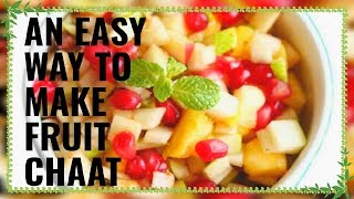 Fruit Chaat Recipe With 3 Fruits  Recipe by CHATKHARA WITH FATIMA [upl. by Moriyama]