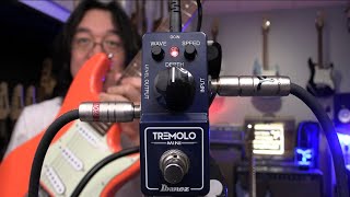 Ibanez Tremolo Mini Pedal is so good [upl. by Wesle120]