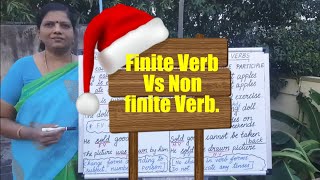 Finite Verbs Vs Non finite Verbs [upl. by Epotimet]