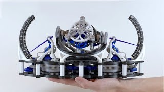 It’s Complicated  3D Printed TripleAxis Tourbillon Mechanical Clock [upl. by Ttessil155]